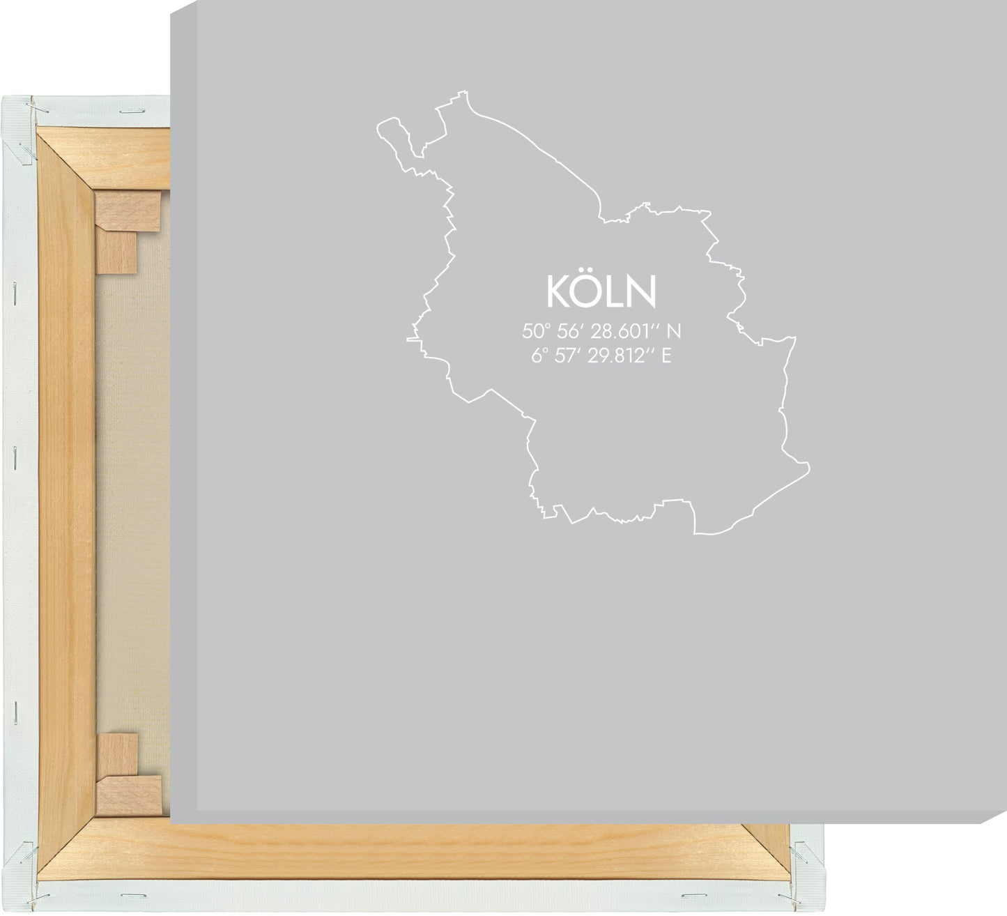 Leinwand Köln Koordinaten #7
