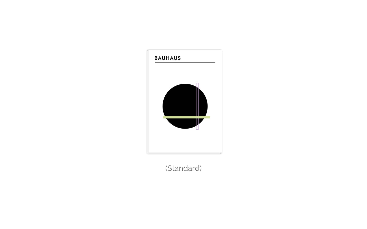 Leinwand Kunststil - Bauhaus