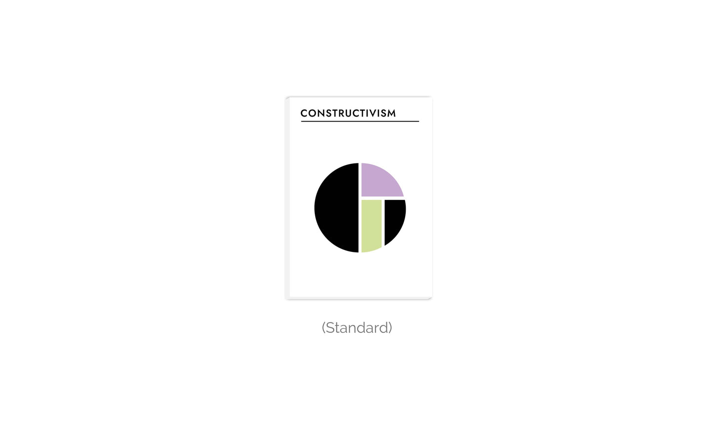 Leinwand Kunststil - Constructivism