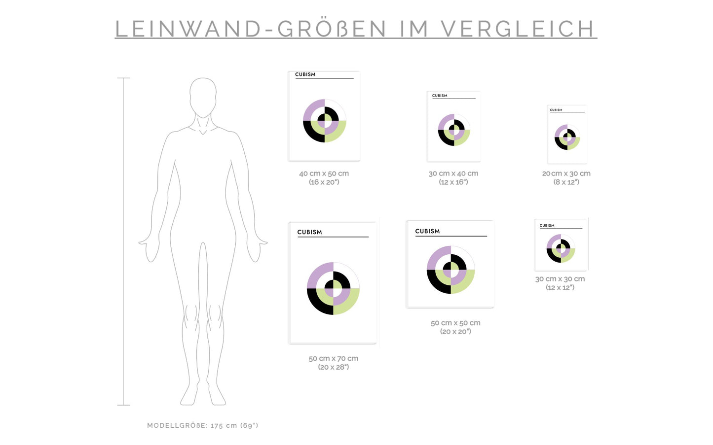 Leinwand Kunststil - Cubism