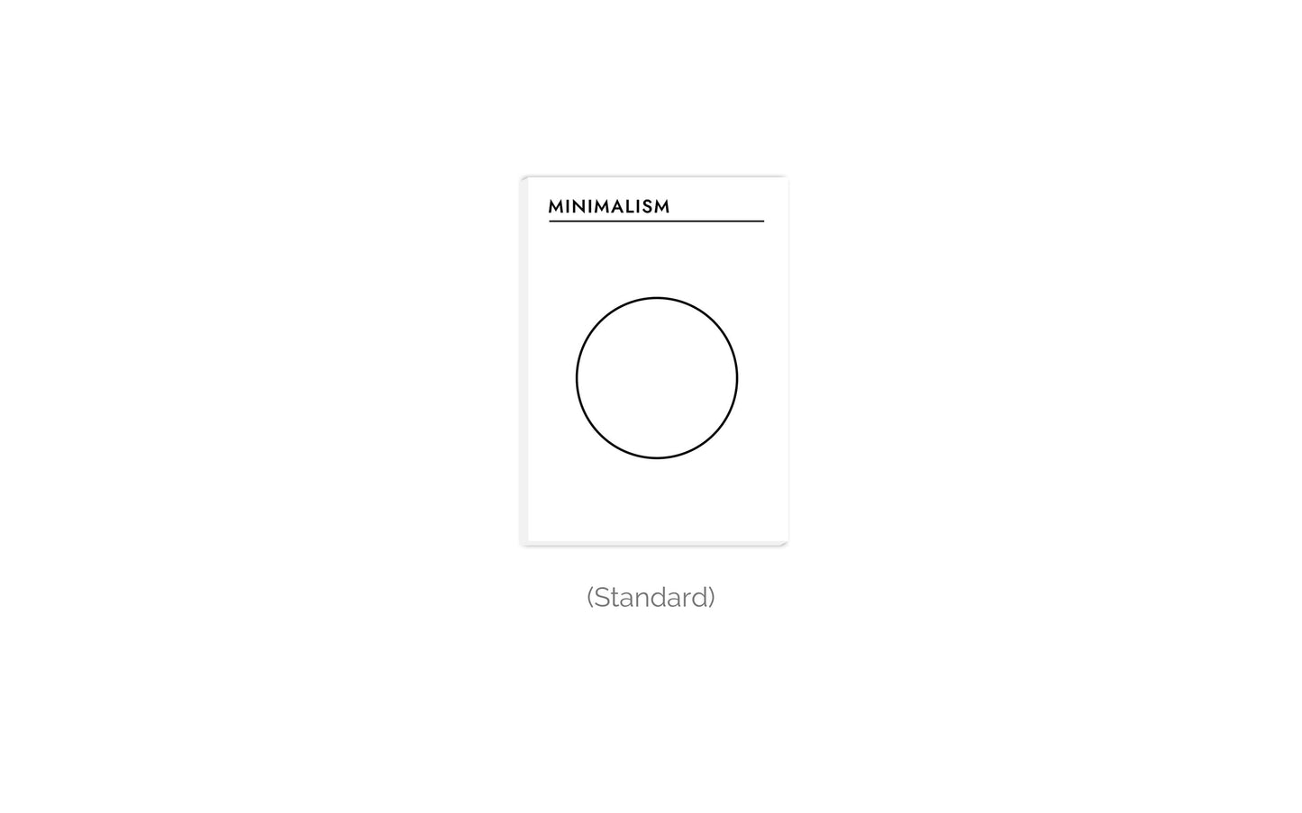 Leinwand Kunststil - Minimalism