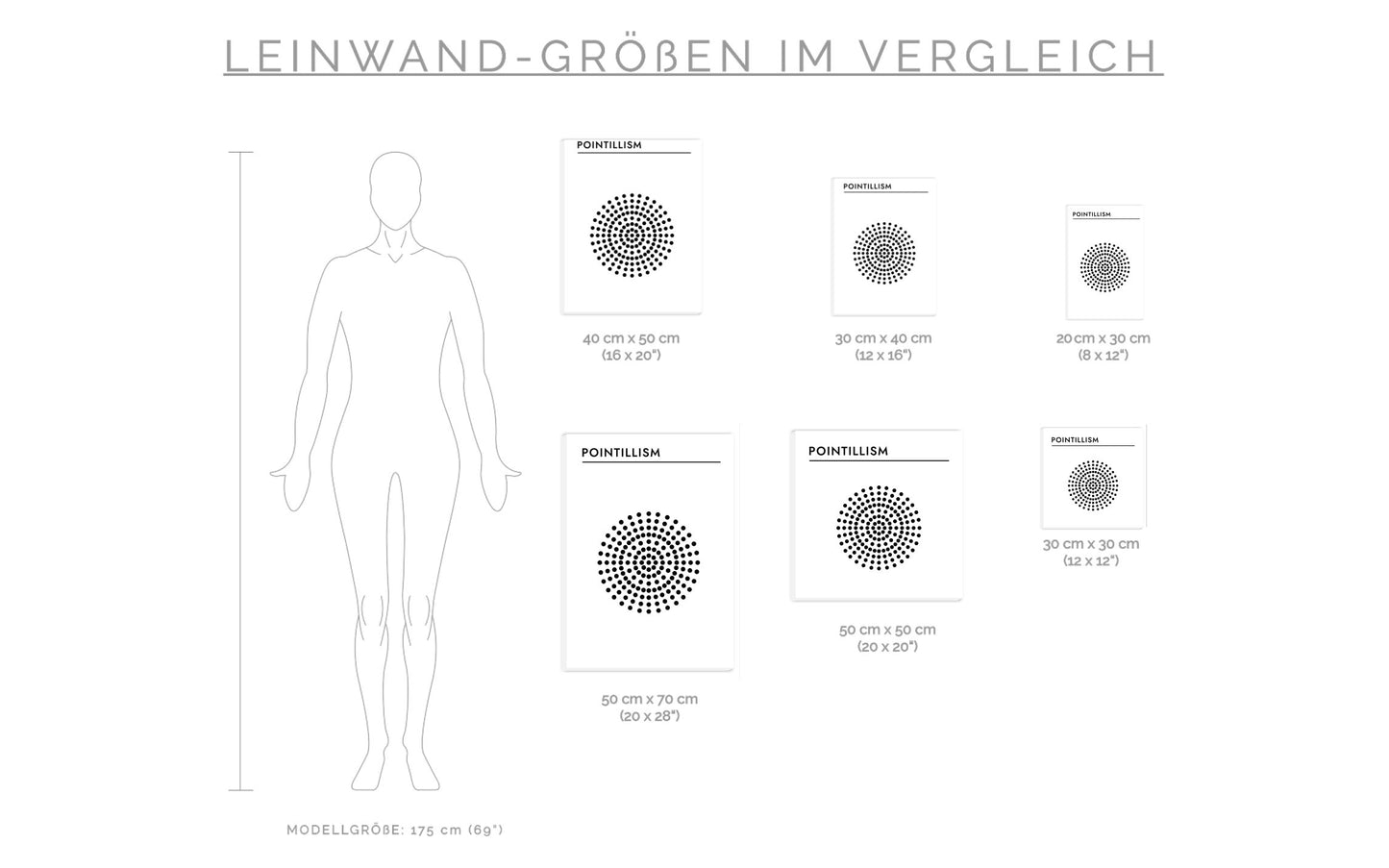 Leinwand Kunststil - Pointillism