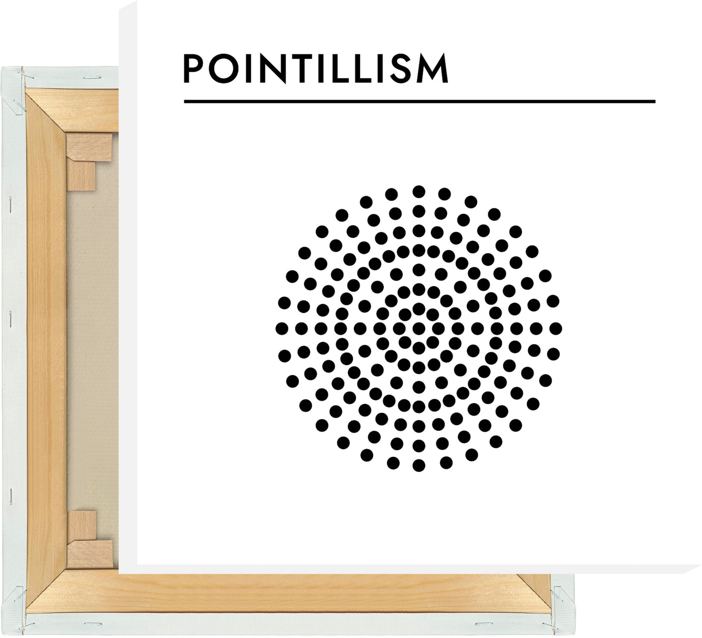 Leinwand Kunststil - Pointillism