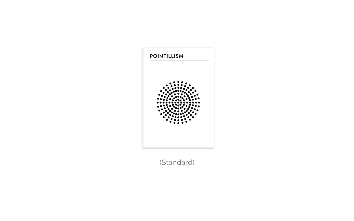 Leinwand Kunststil - Pointillism