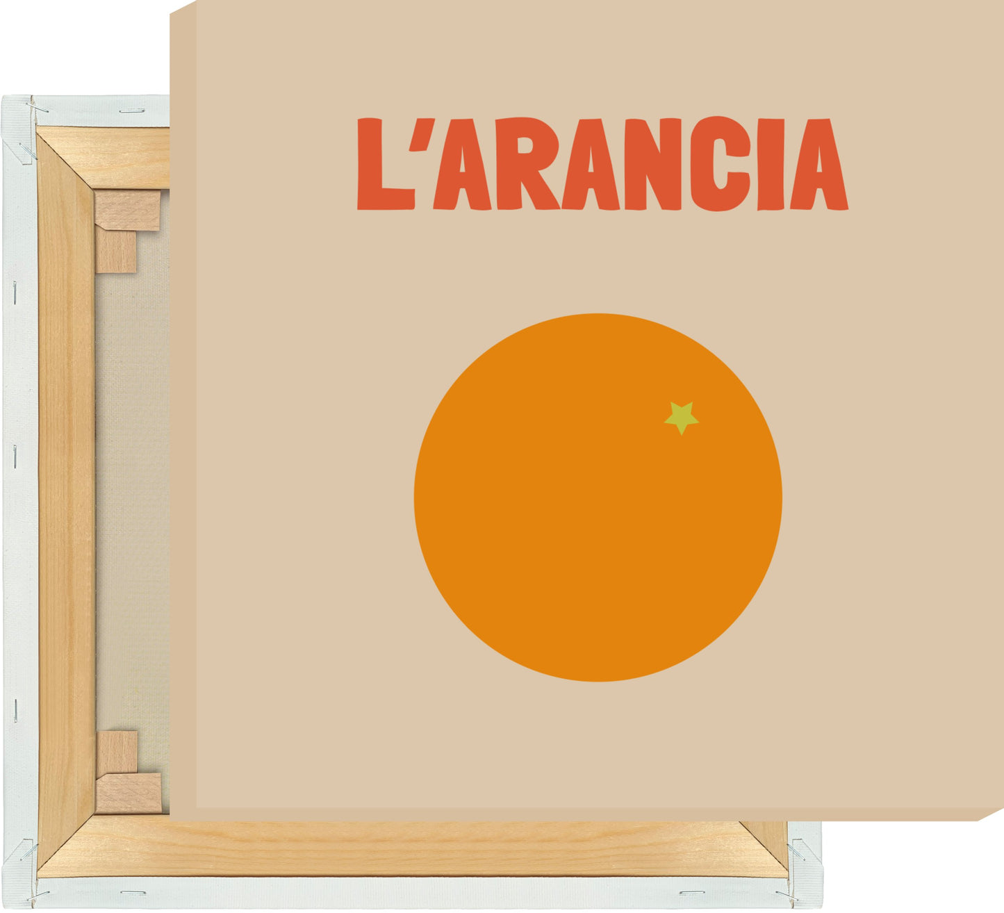 Leinwand LArancia - Orange - La Dolce Vita Collection