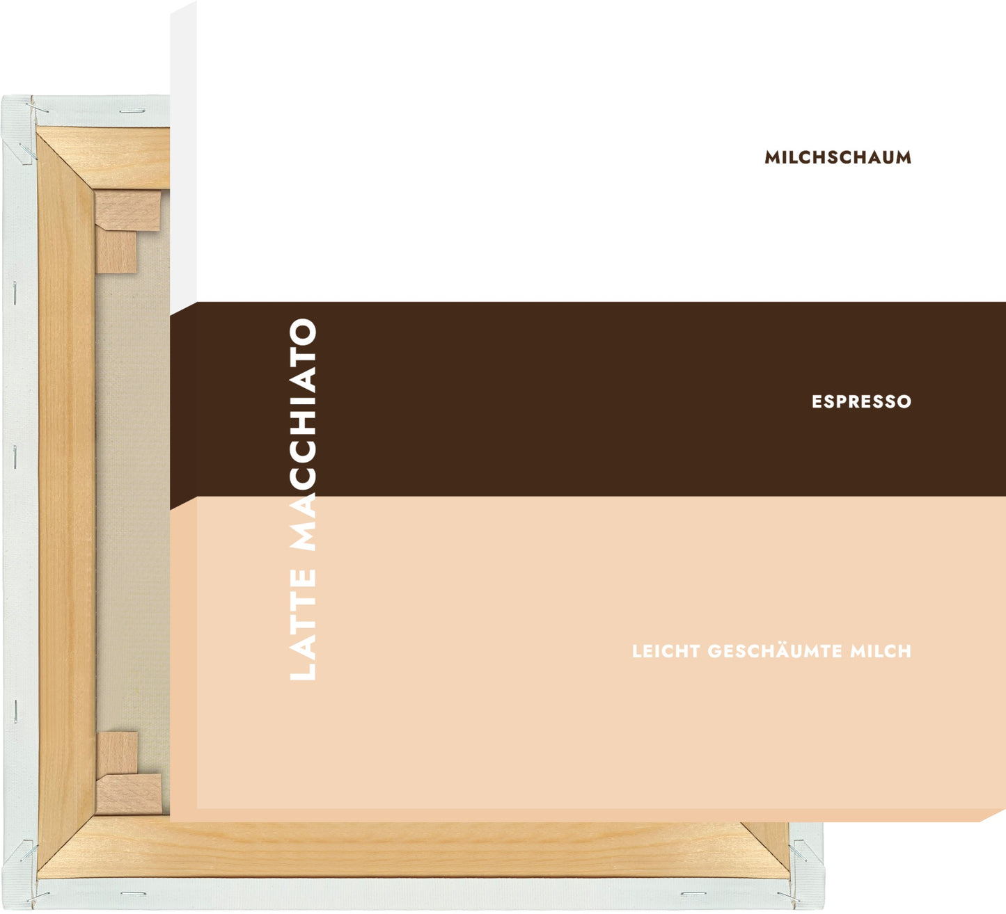 Leinwand Latte Macchiato