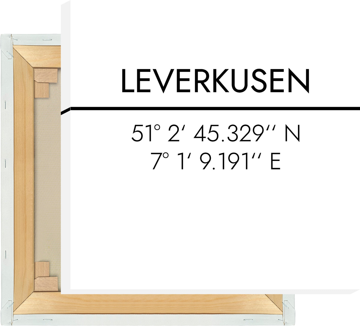 Leinwand Leverkusen Koordinaten #2