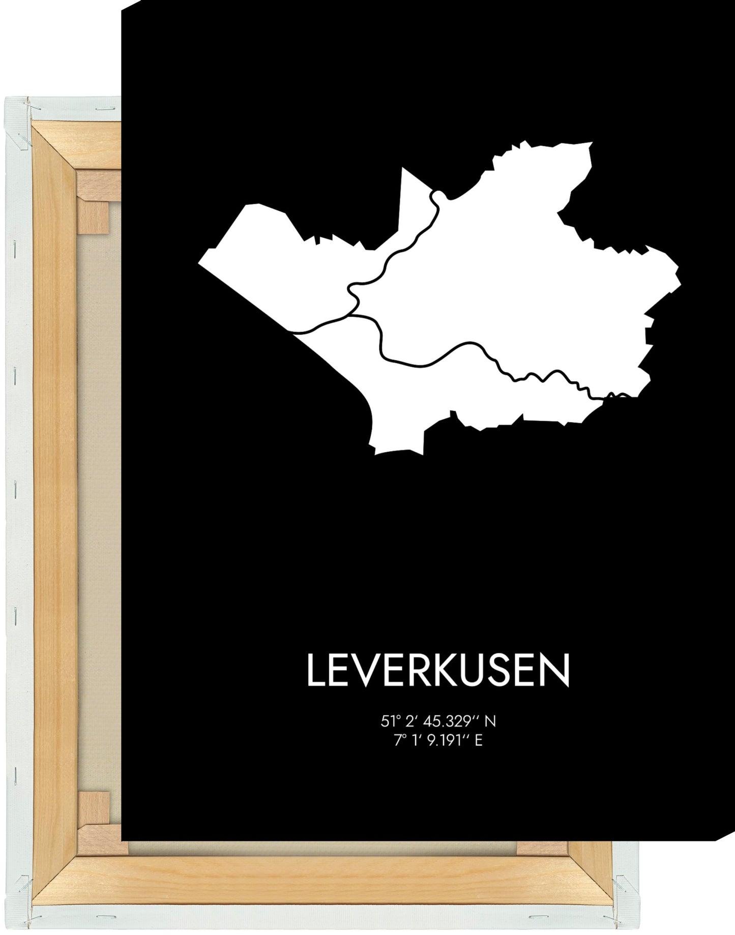 Leinwand Leverkusen Koordinaten #3