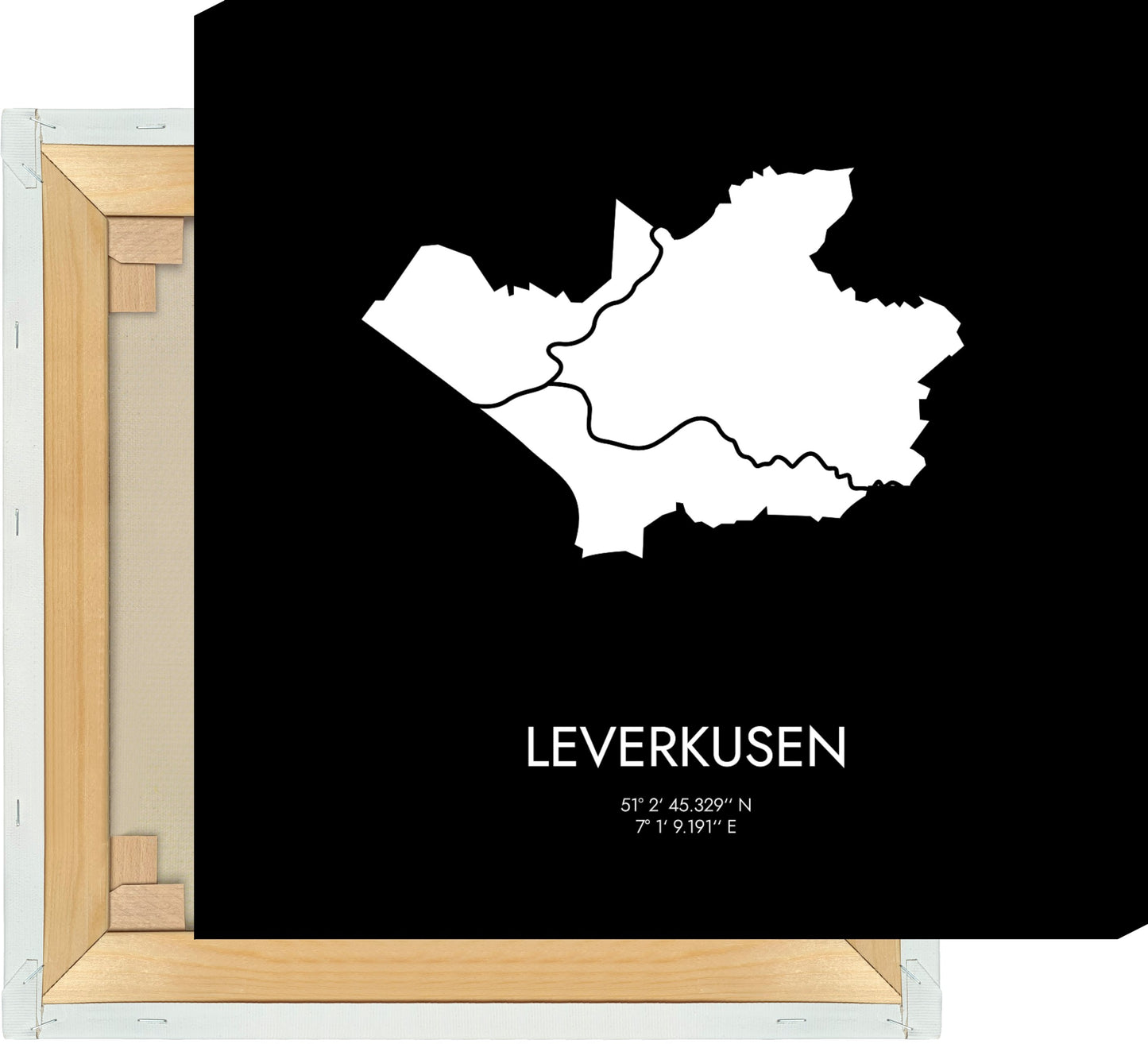 Leinwand Leverkusen Koordinaten #3
