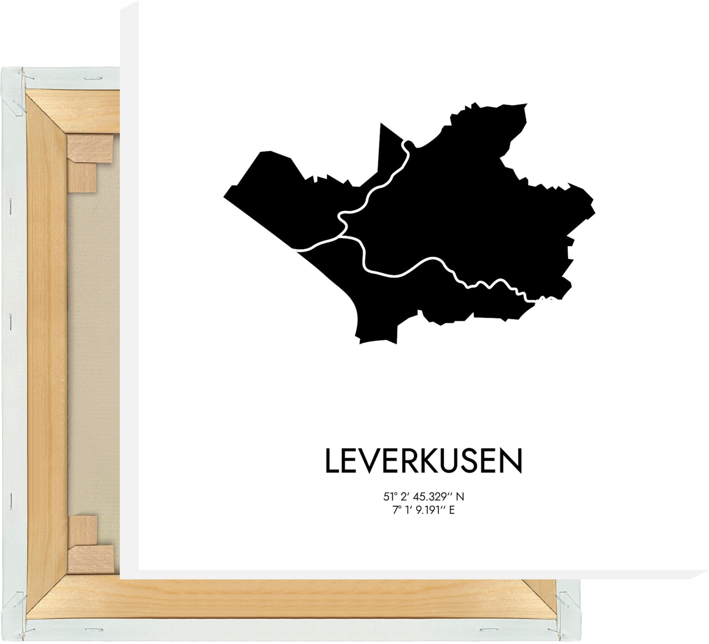 Leinwand Leverkusen Koordinaten #3