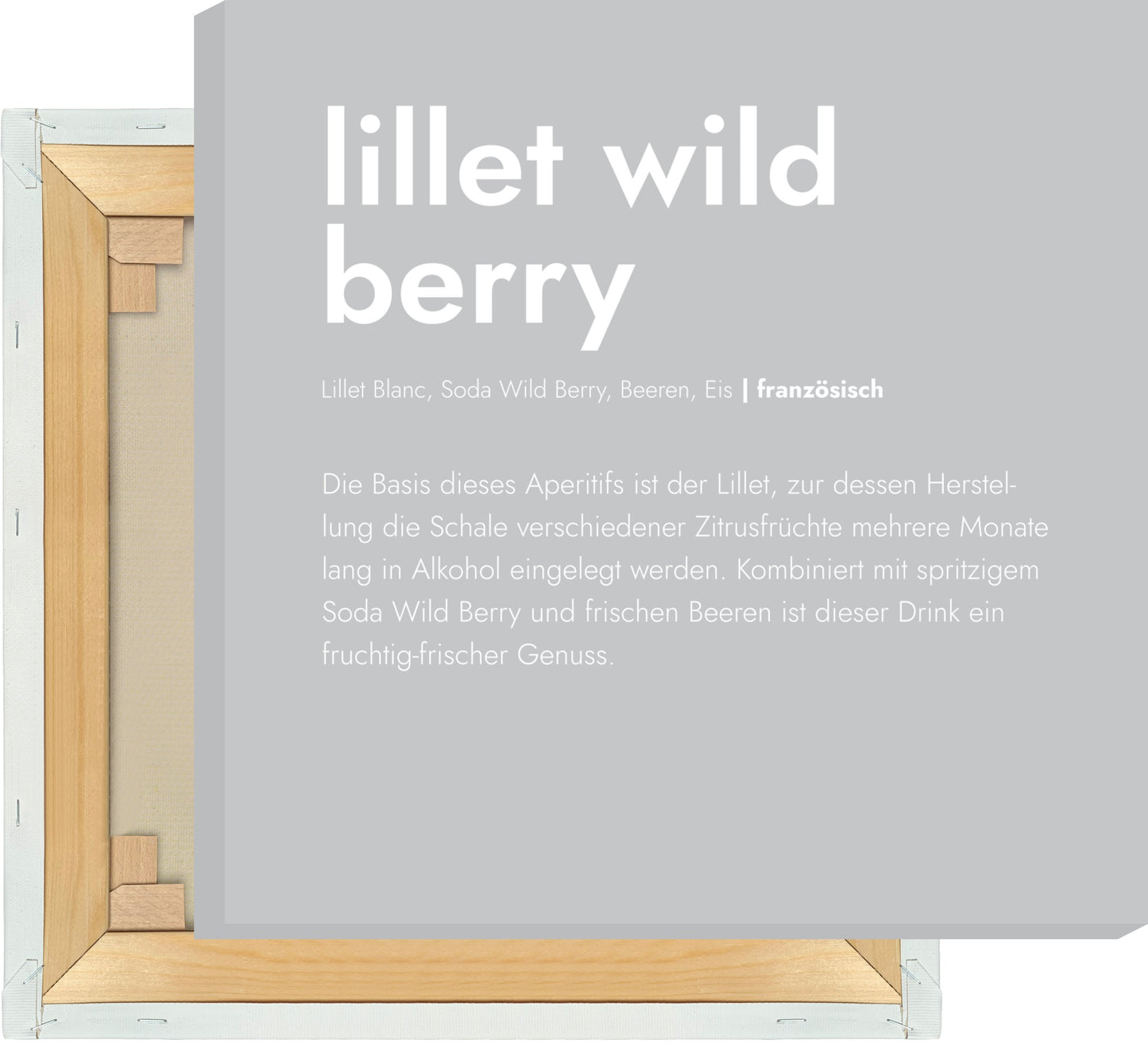 Leinwand Lillet - Definition