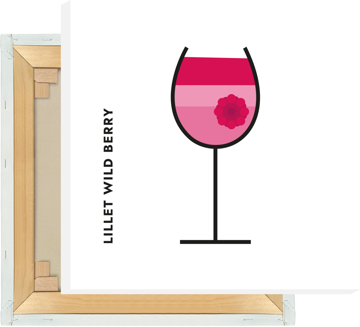 Leinwand Lillet im Glas (Bauhaus-Style)