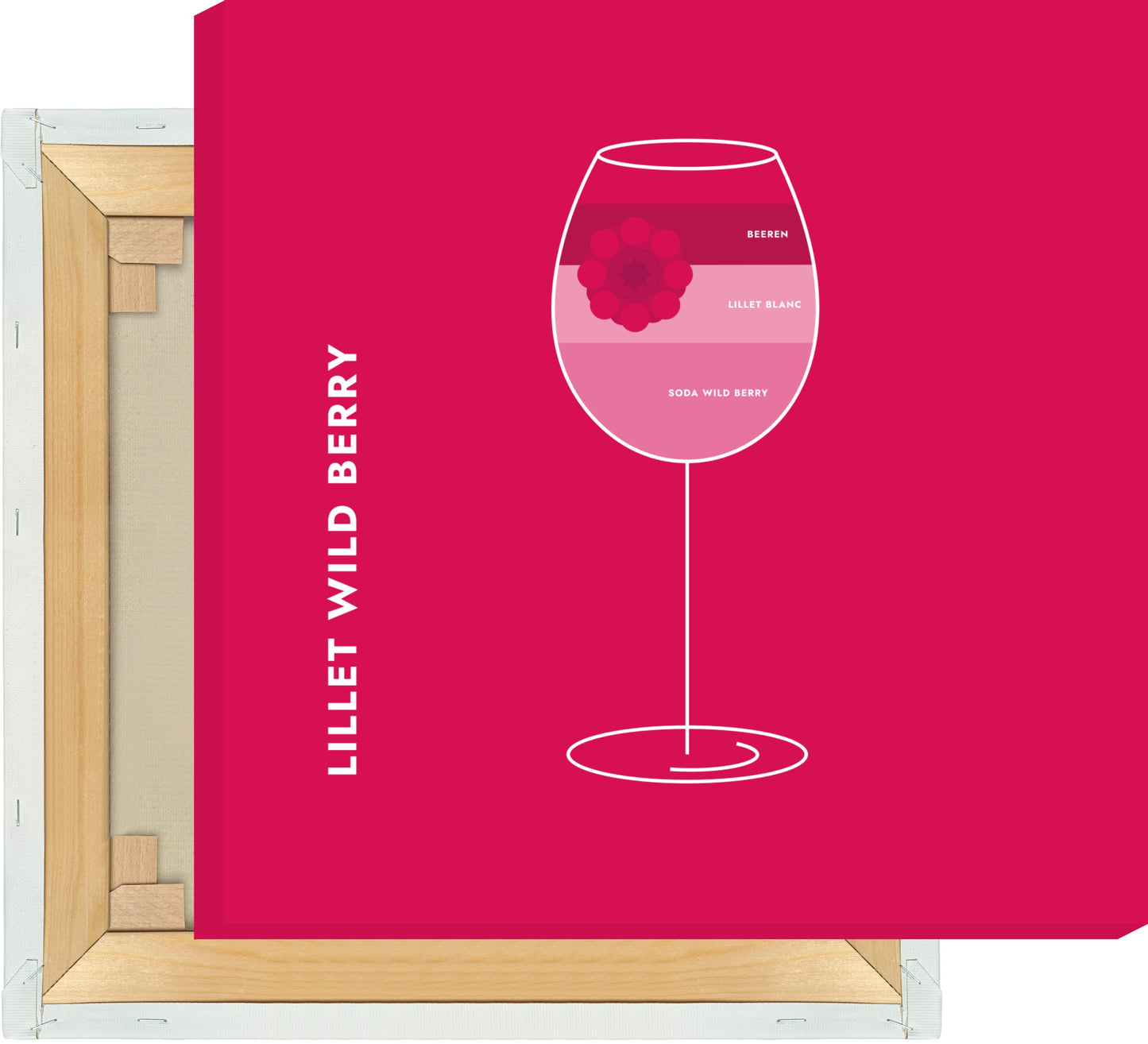 Leinwand Lillet im Glas