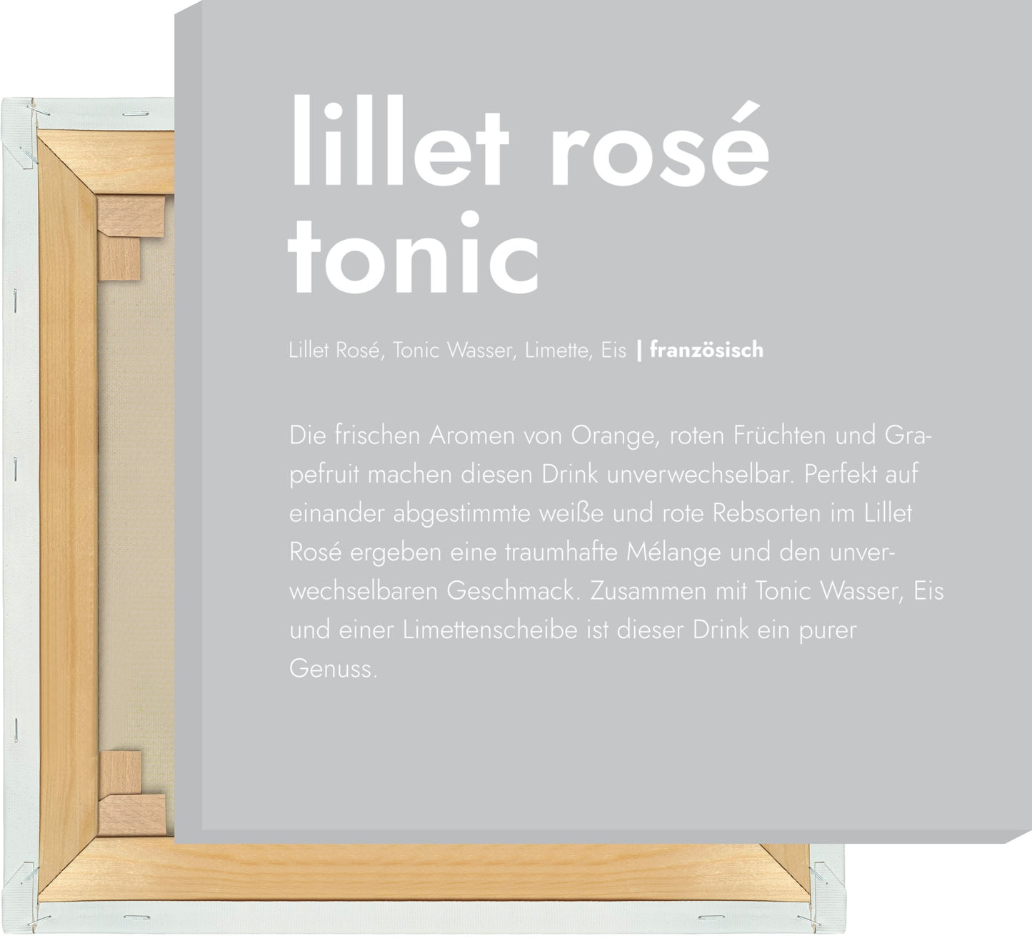 Leinwand Lillet Rosé Tonic - Definition