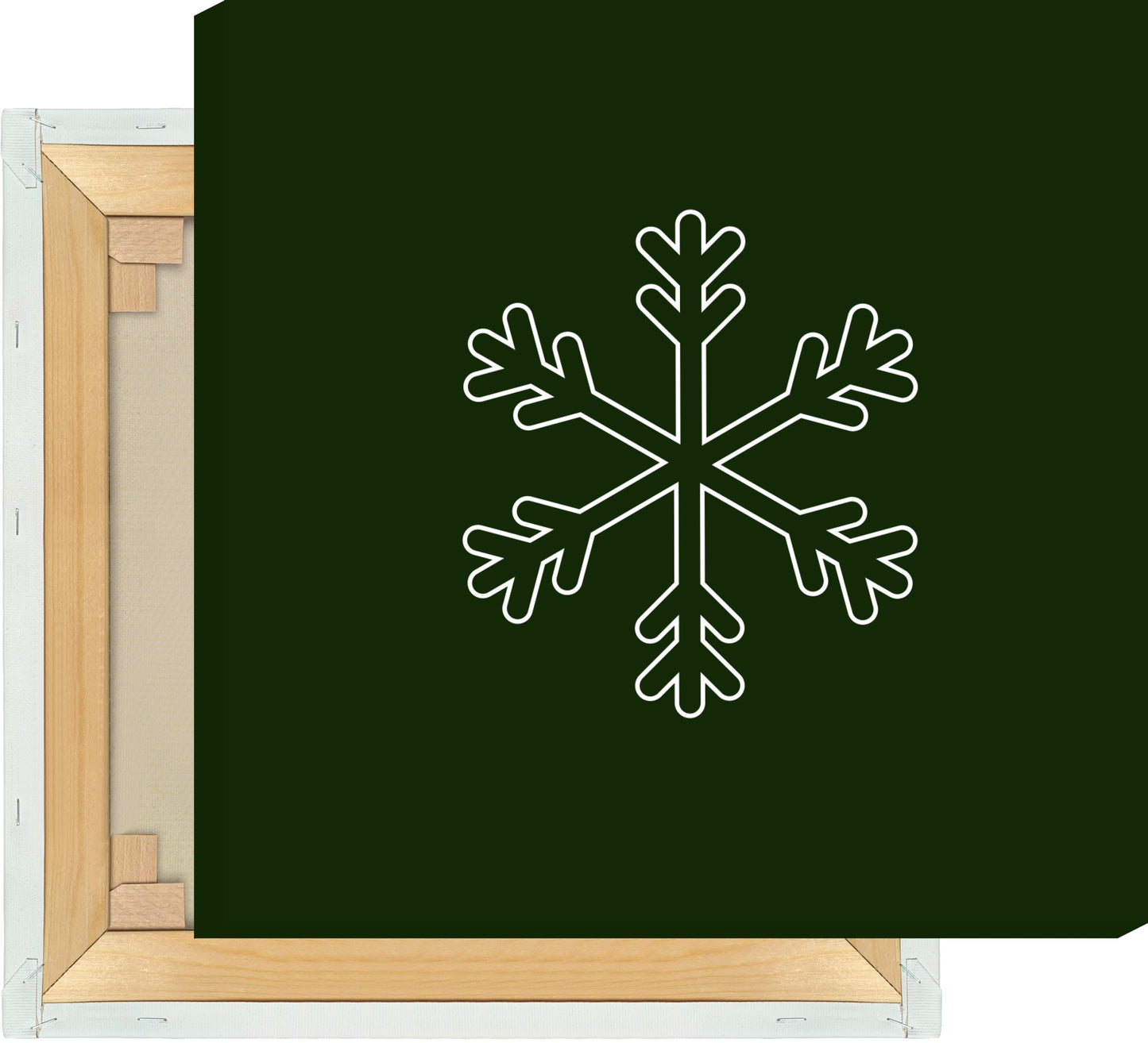 Leinwand Limited Edition: Schneeflocke #3