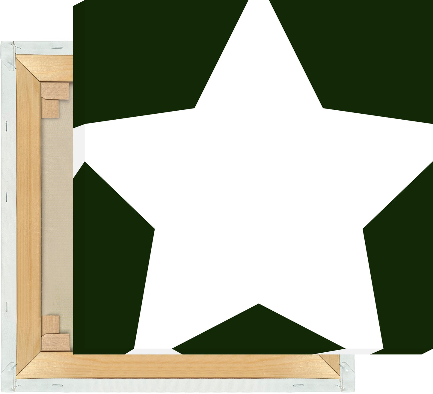 Leinwand Limited Edition: Stern Groß