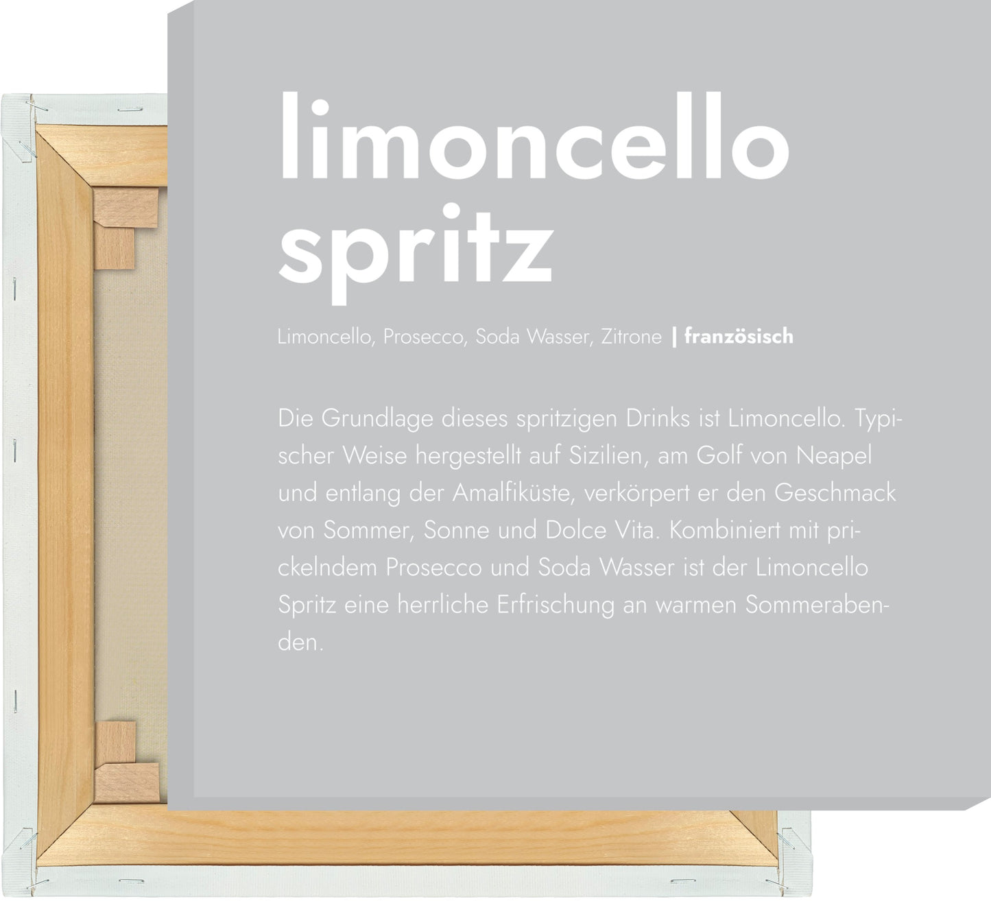 Leinwand Limoncello Spritz - Definition