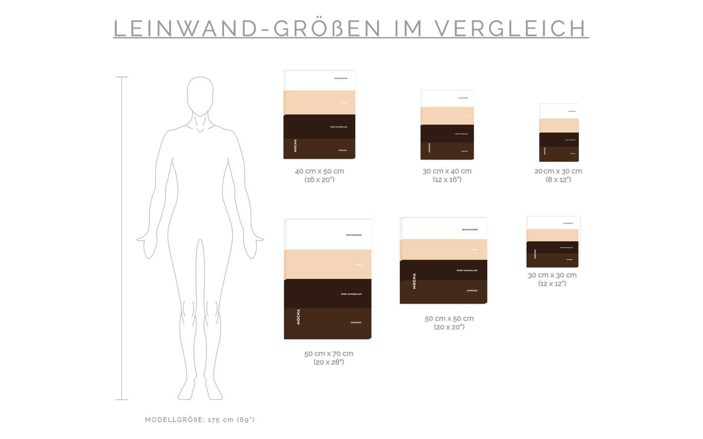 Leinwand Mocha