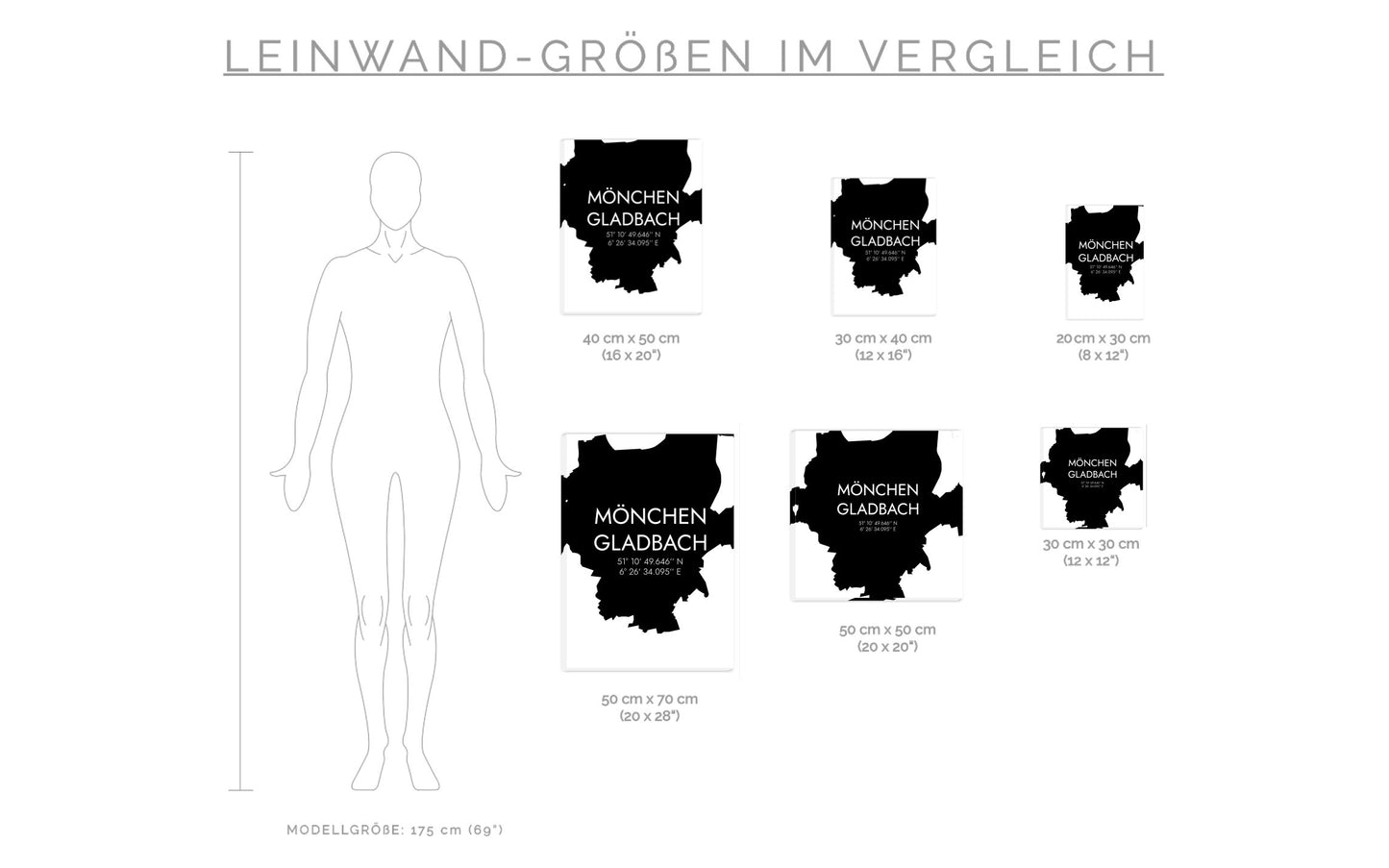 Leinwand Mönchengladbach Koordinaten #5
