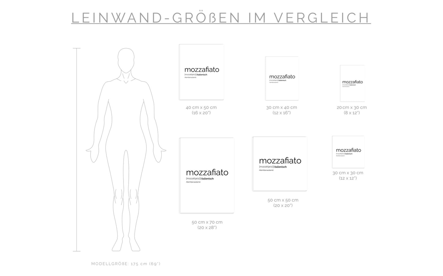 Leinwand Mozzafiato