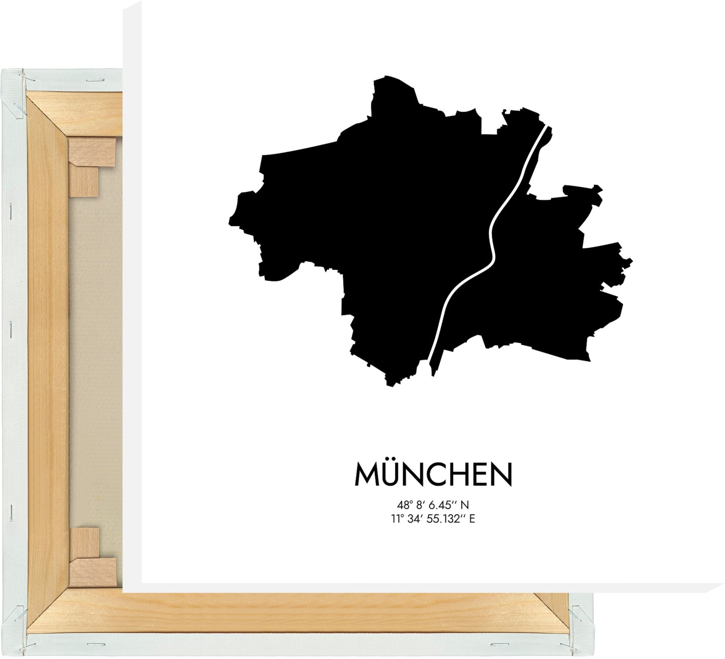Leinwand München Koordinaten #3