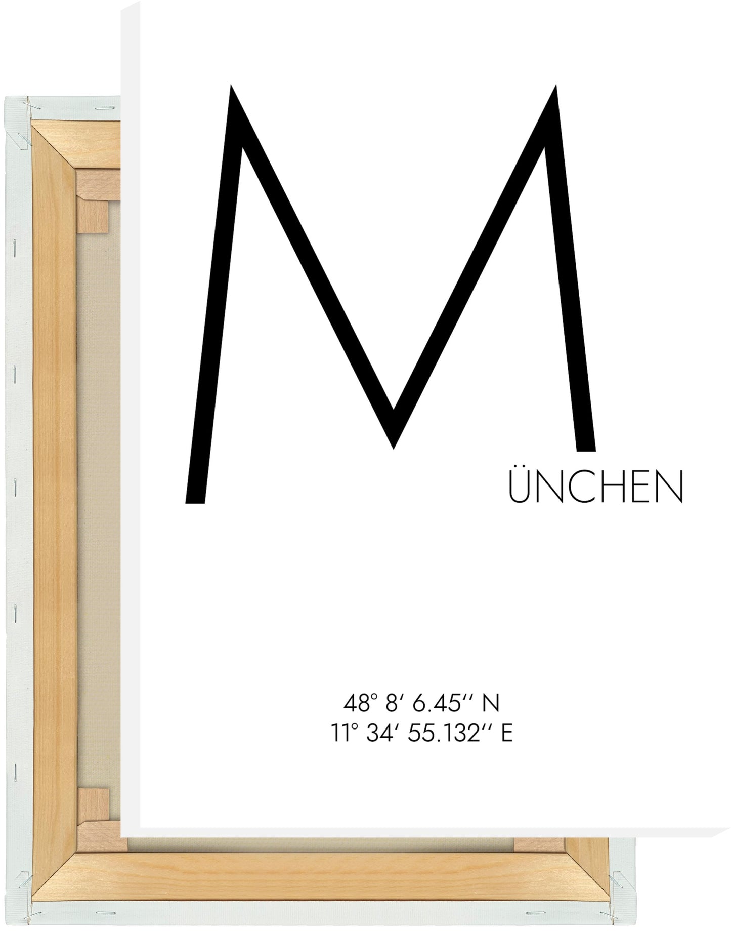 Leinwand München Koordinaten #4