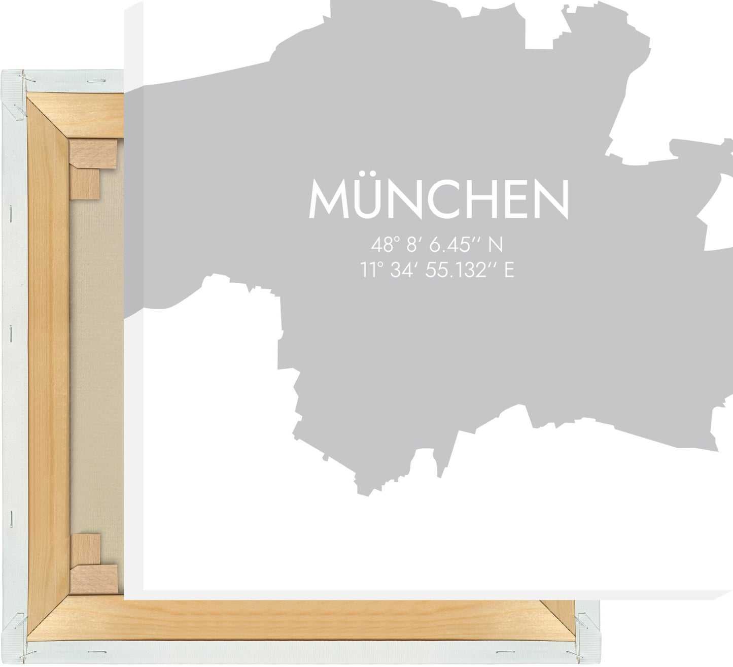 Leinwand München Koordinaten #5