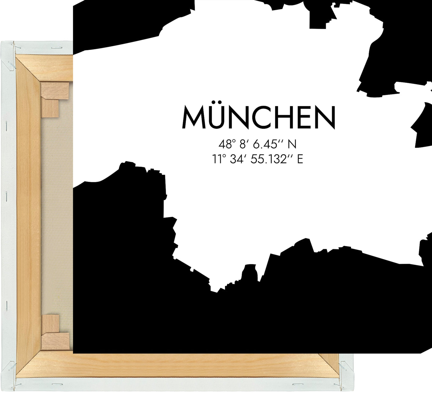 Leinwand München Koordinaten #5