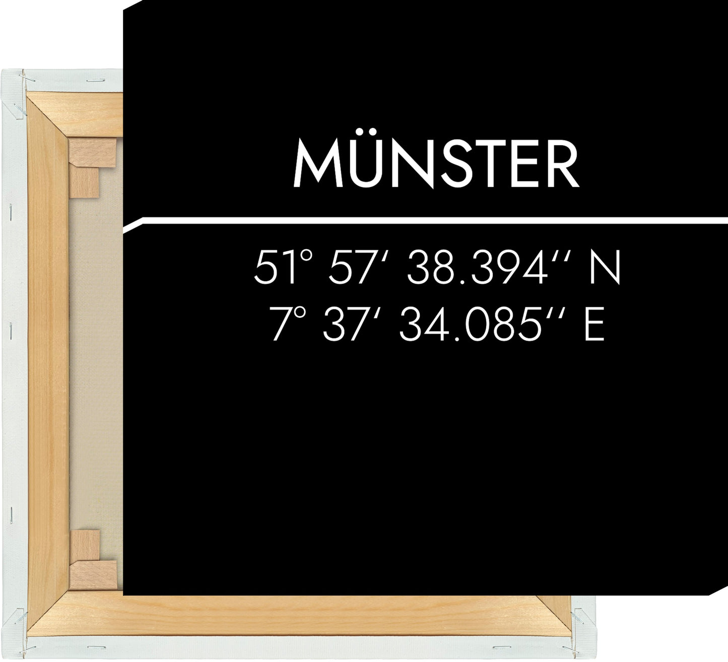 Leinwand Münster Koordinaten #2