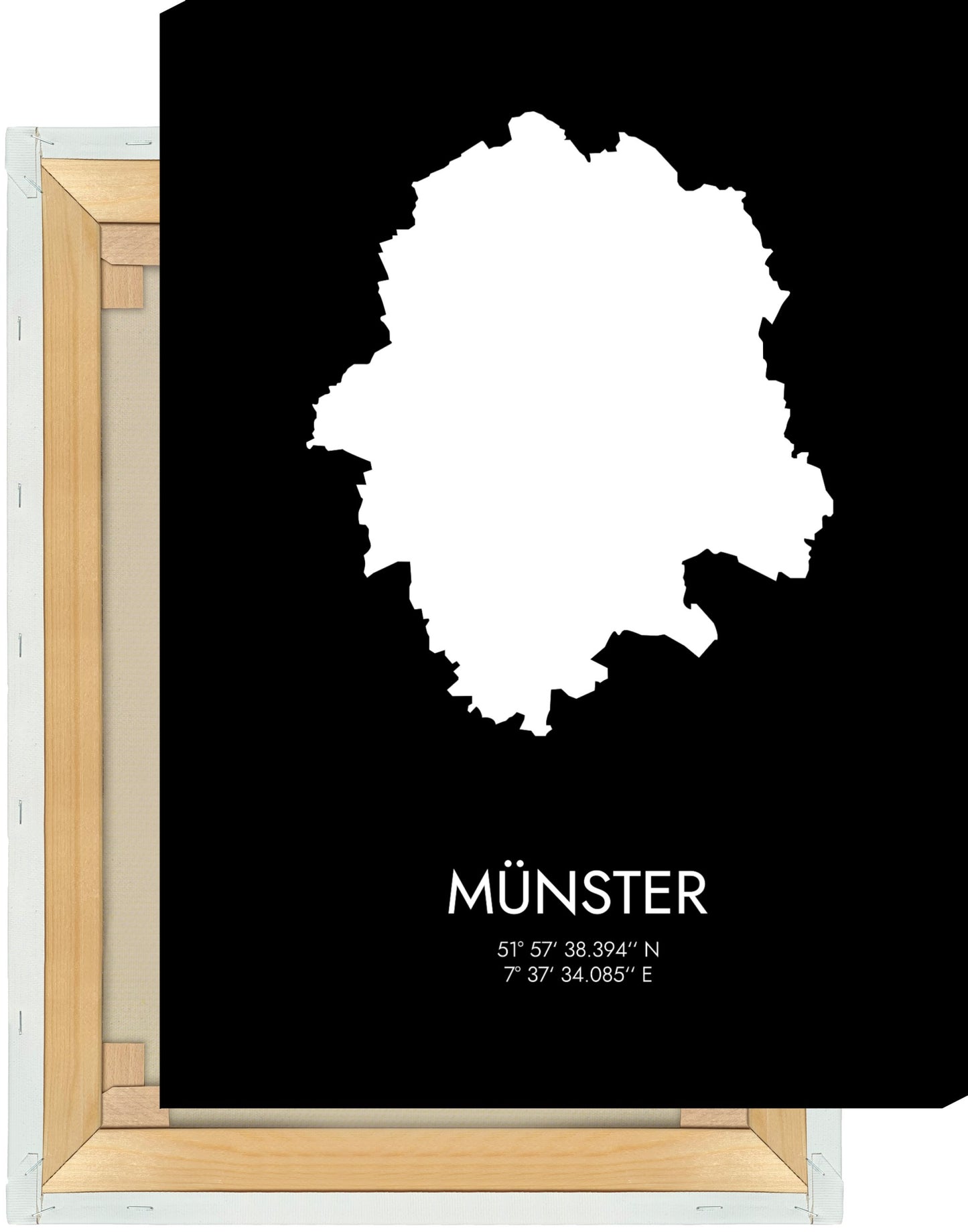 Leinwand Münster Koordinaten #3