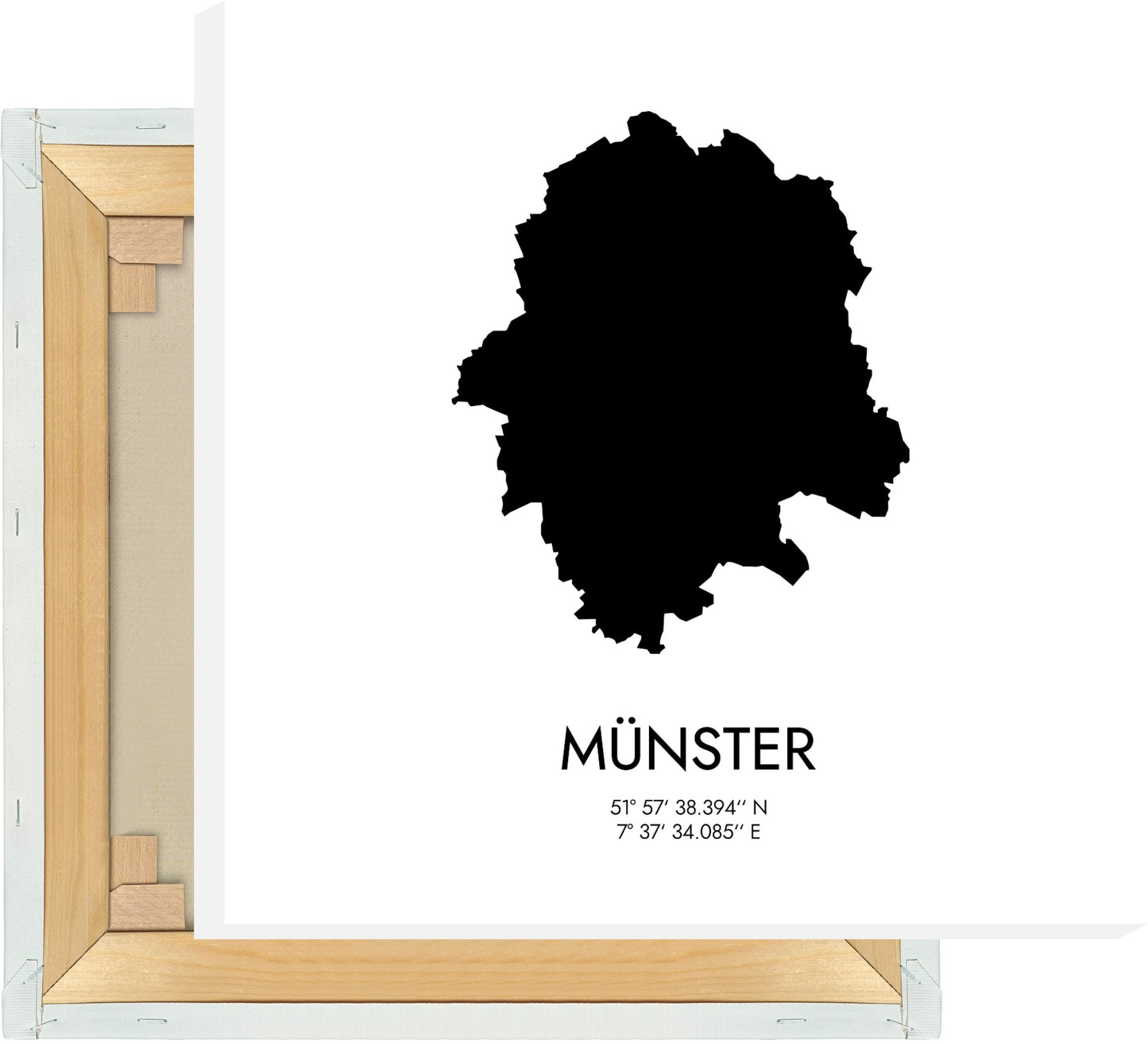 Leinwand Münster Koordinaten #3