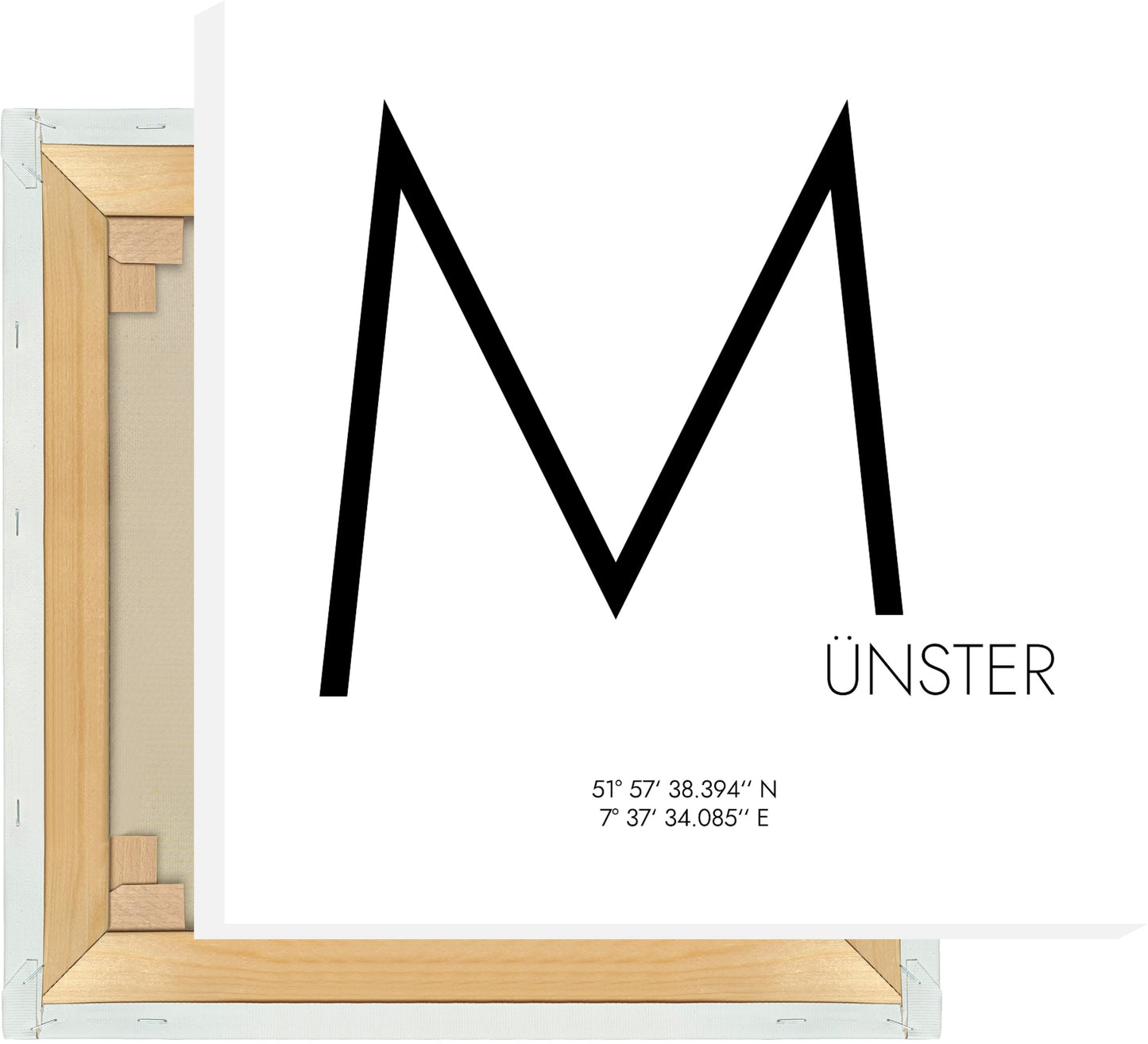Leinwand Münster Koordinaten #4