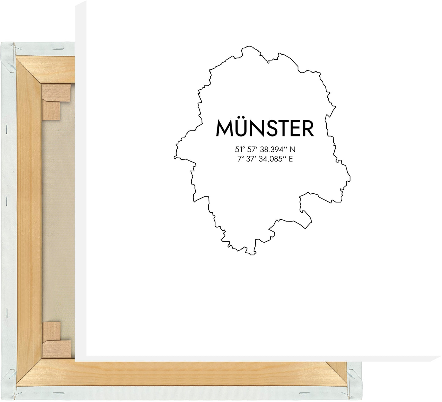 Leinwand Münster Koordinaten #7