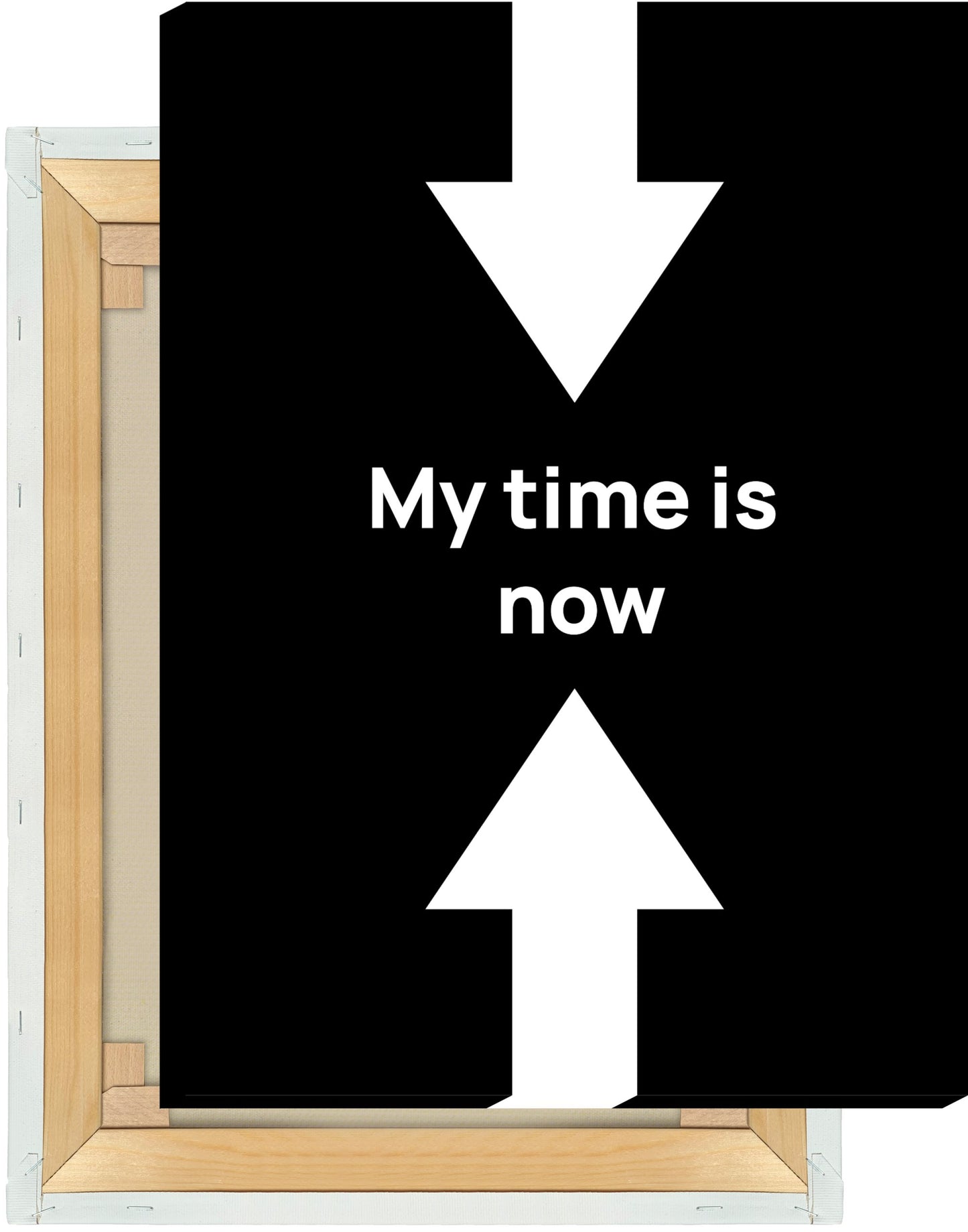 Leinwand My time is now #1