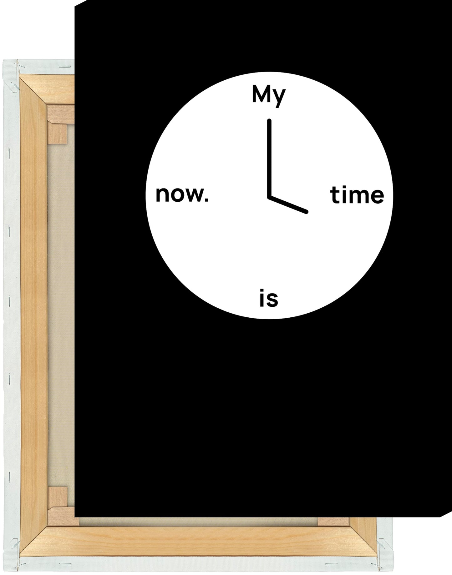 Leinwand My time is now #3