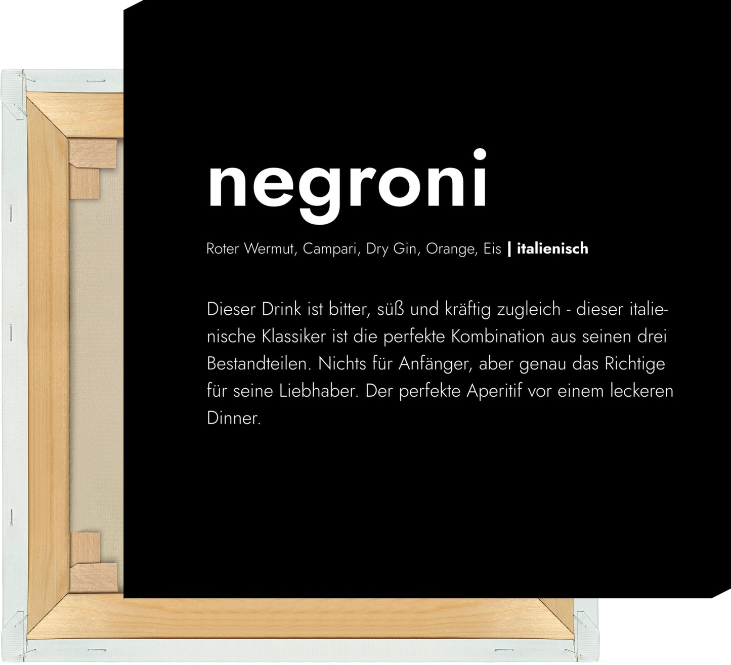 Leinwand Negroni - Definition