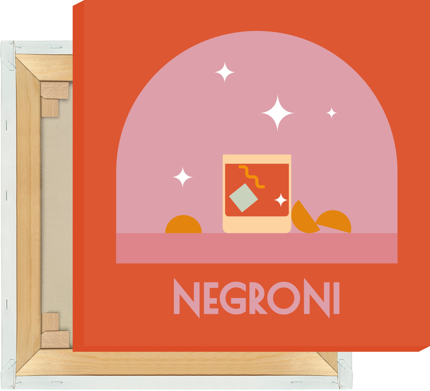 Leinwand Negroni Sparkle - La Dolce Vita Collection