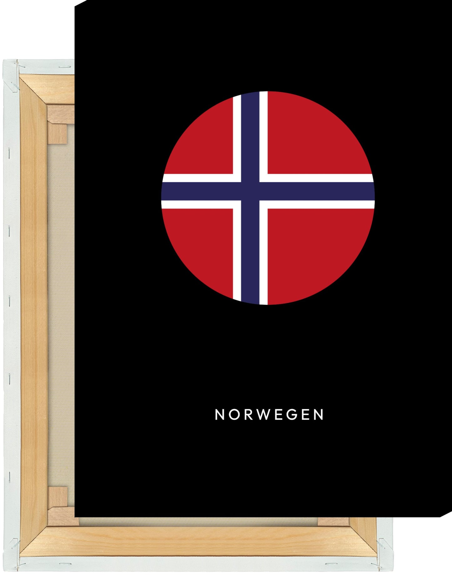 Leinwand Norwegen Kreis