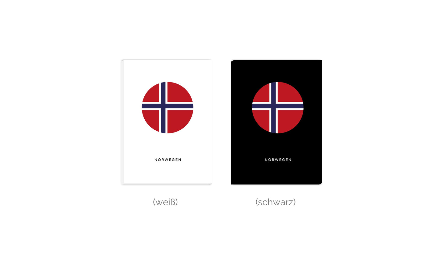 Leinwand Norwegen Kreis