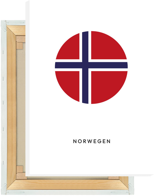 Leinwand Norwegen Kreis
