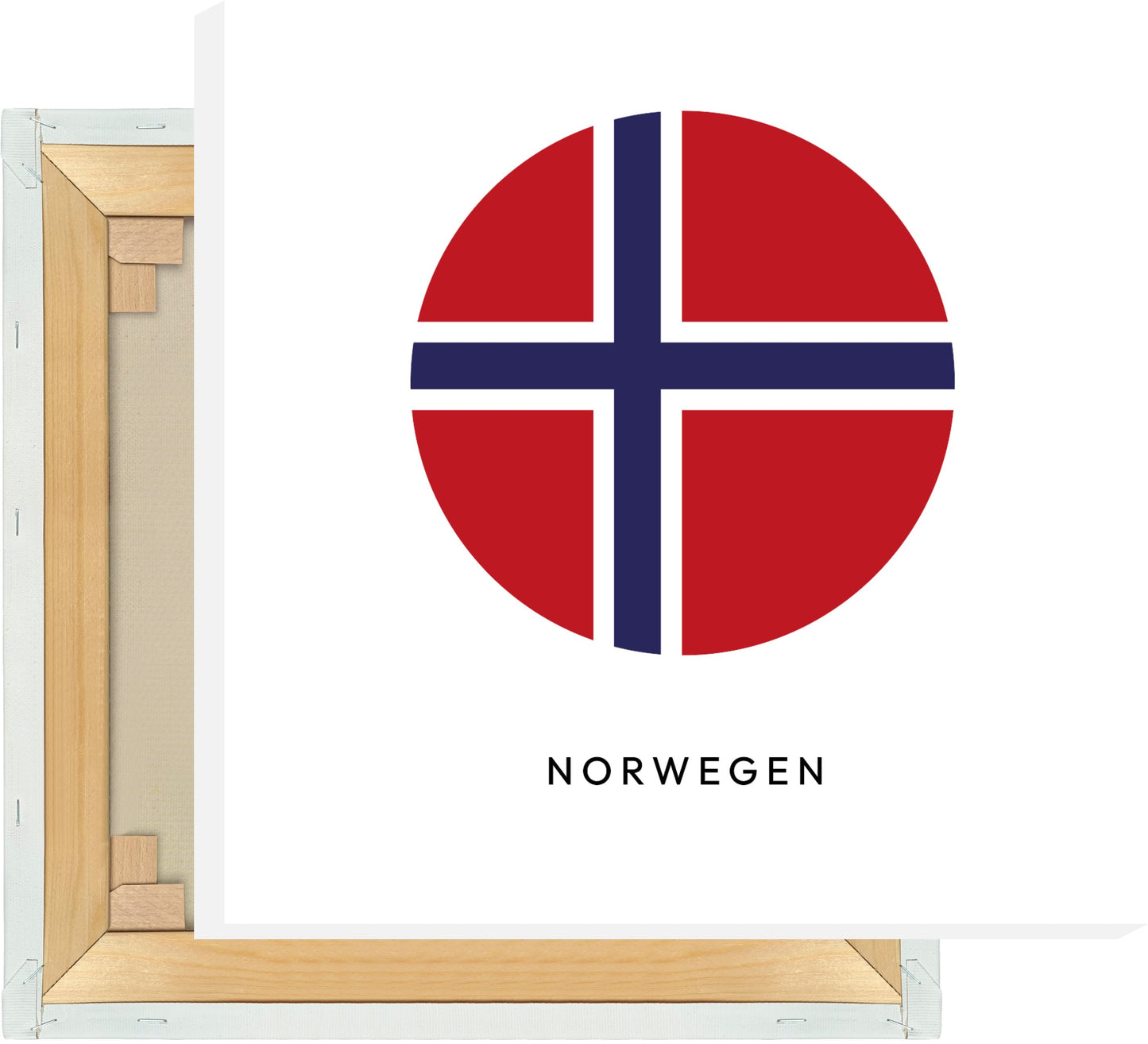 Leinwand Norwegen Kreis