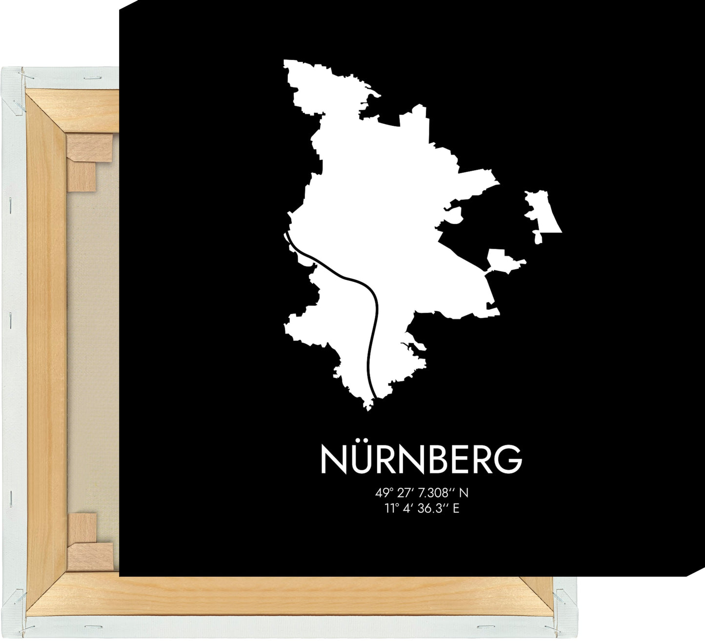 Leinwand Nürnberg Koordinaten #3