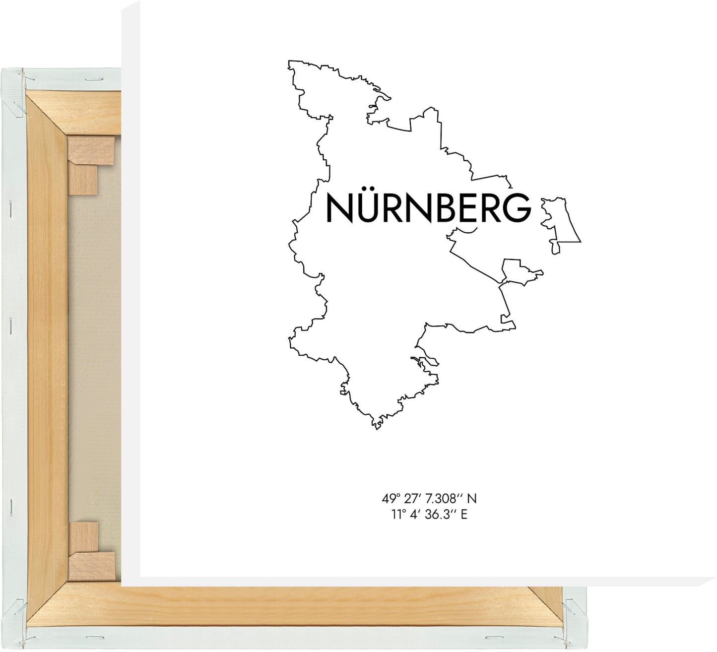 Leinwand Nürnberg Koordinaten #8