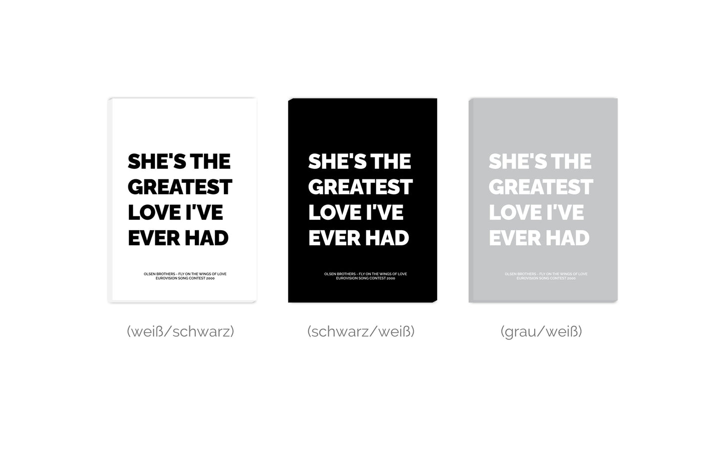 Leinwand Olsen Brothers - Fly On The Wings Of Love (2000)