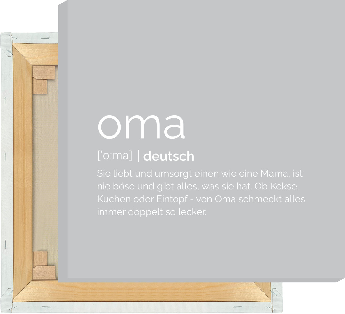 Leinwand Oma