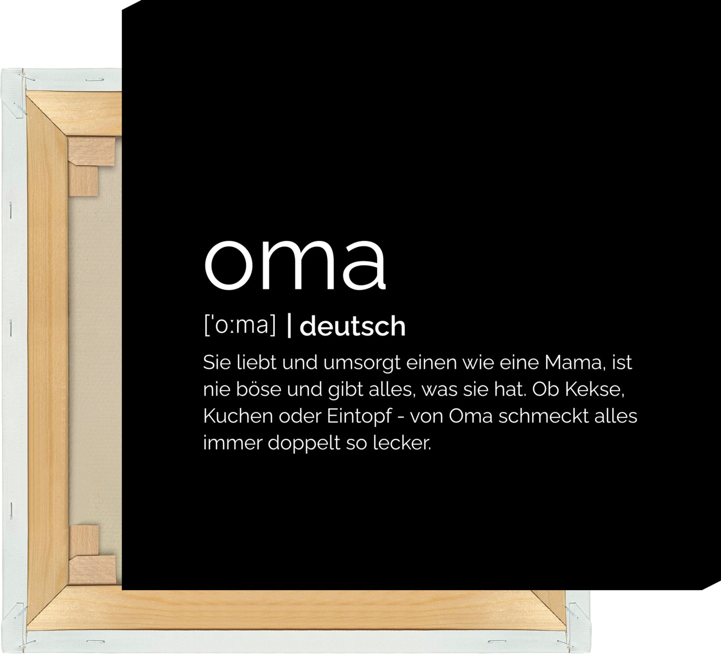 Leinwand Oma