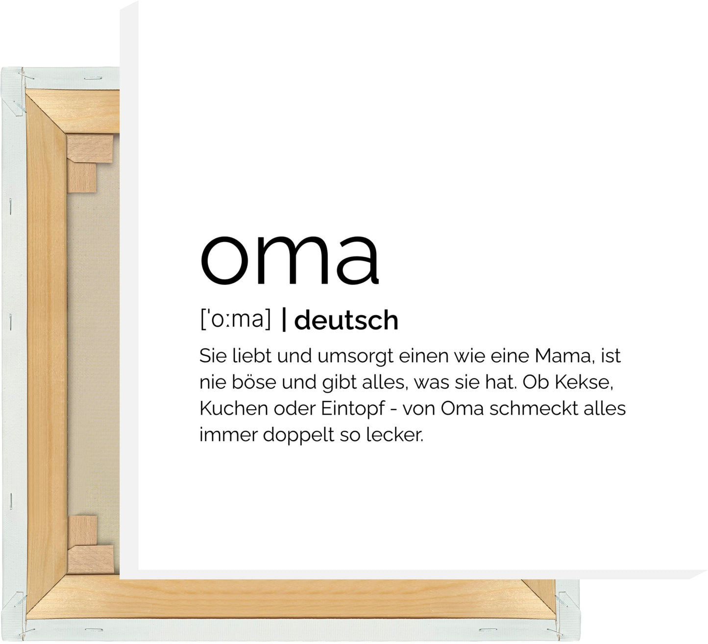 Leinwand Oma