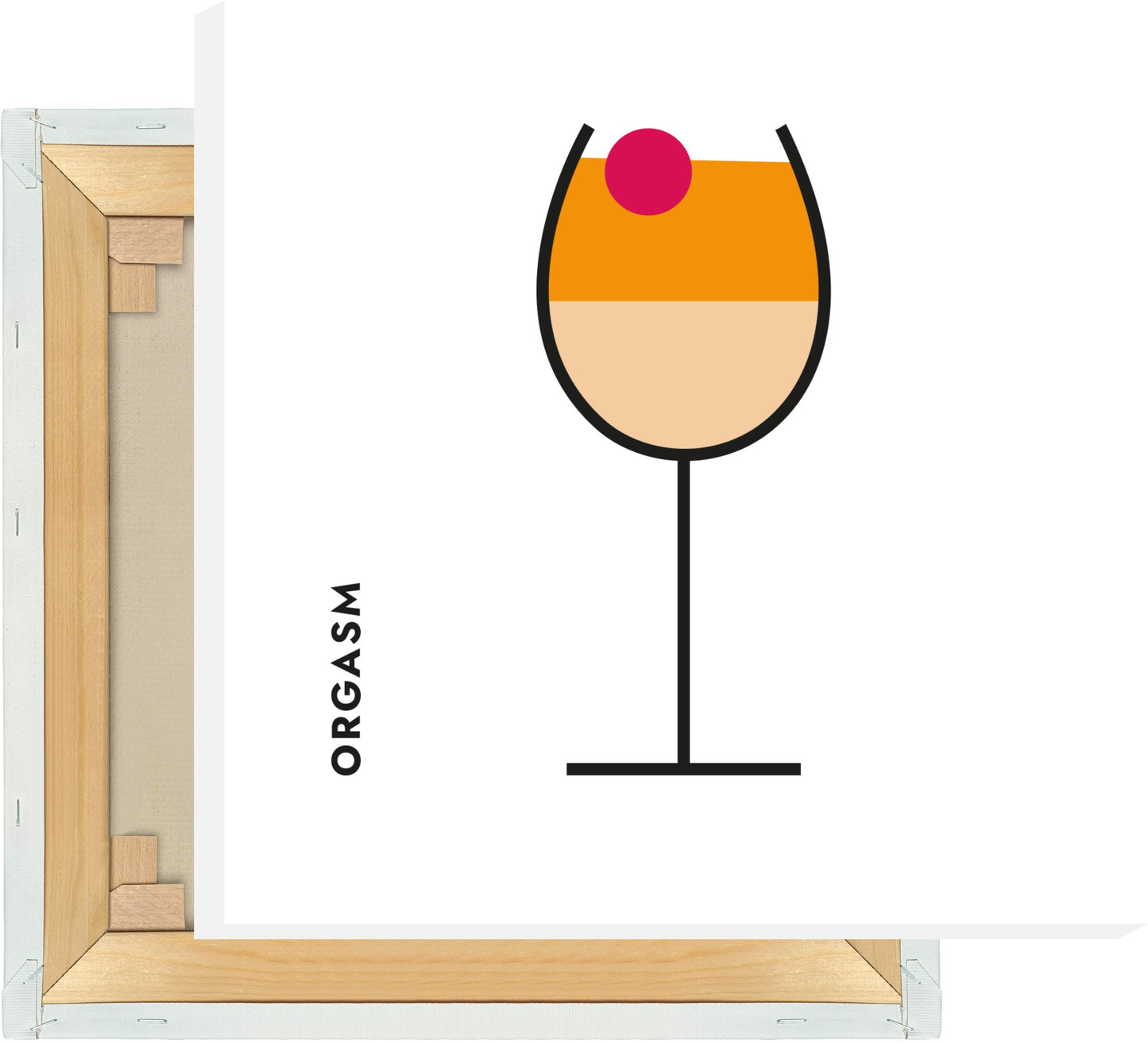 Leinwand Orgasm im Glas (Bauhaus-Style)