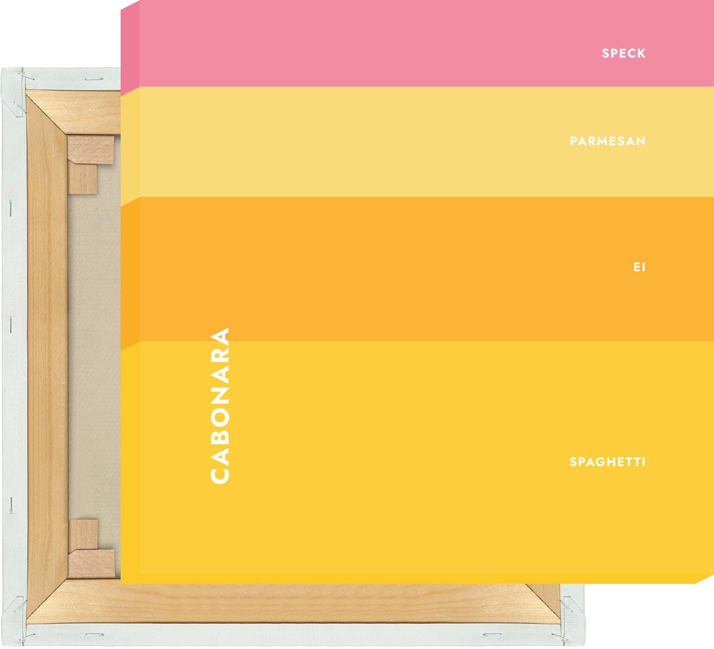 Leinwand Pasta - Cabonara