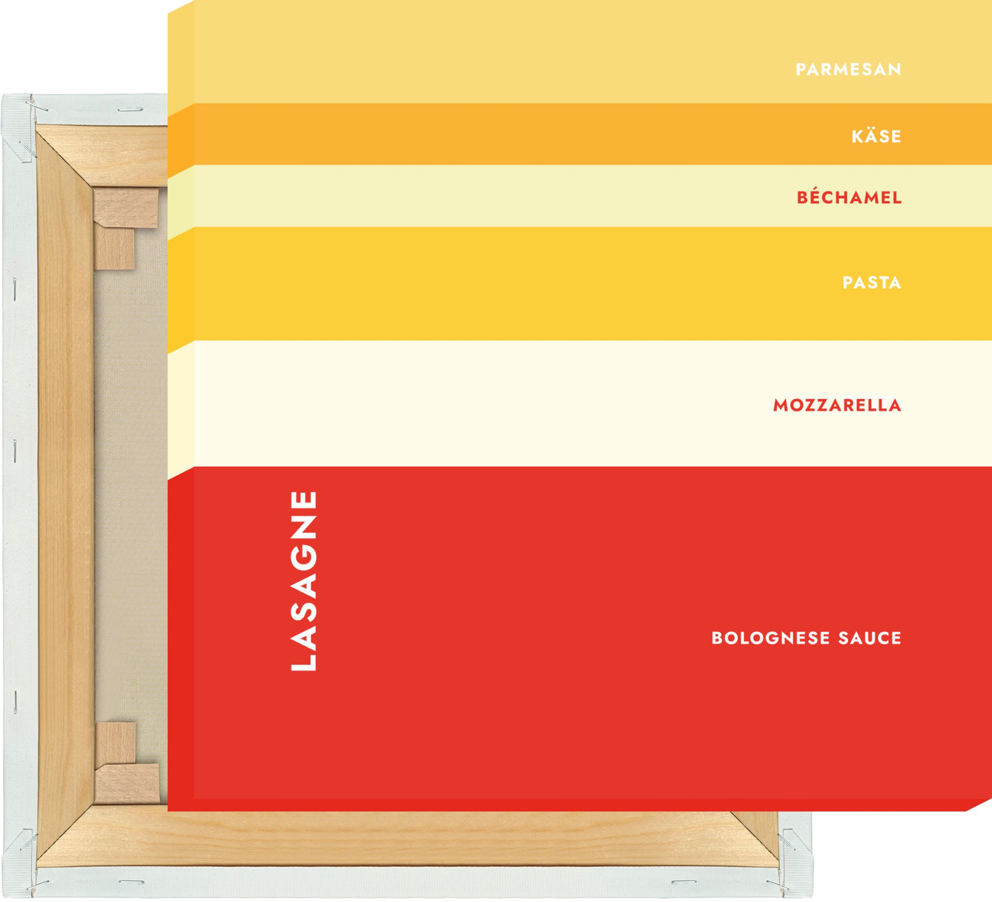 Leinwand Pasta - Lasagne